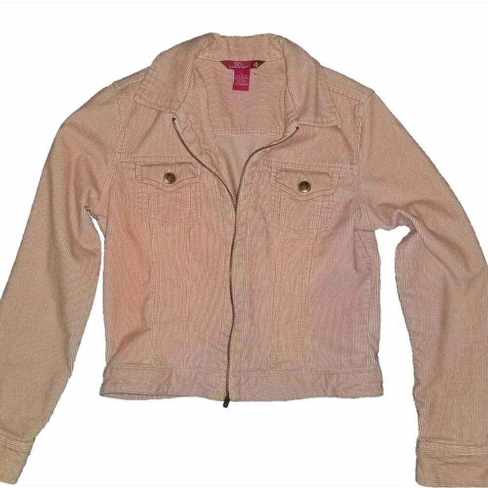 SO Pink Corduroy Jacket Medium